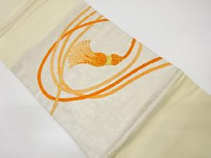 組紐模様刺繍名古屋帯